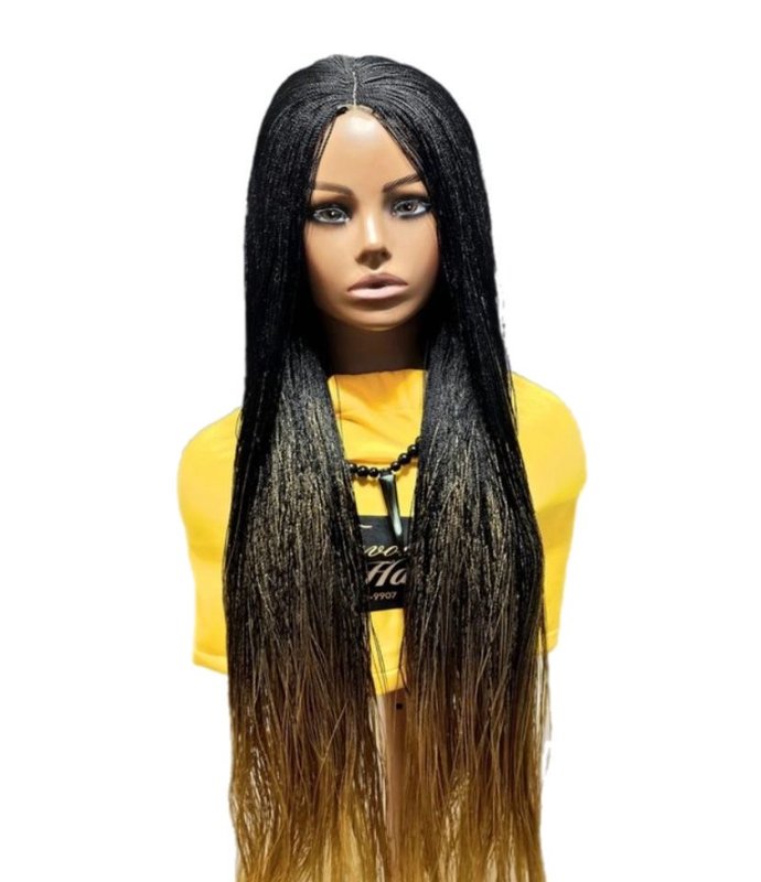 Black and Warm Honey Blonde Nano Twist