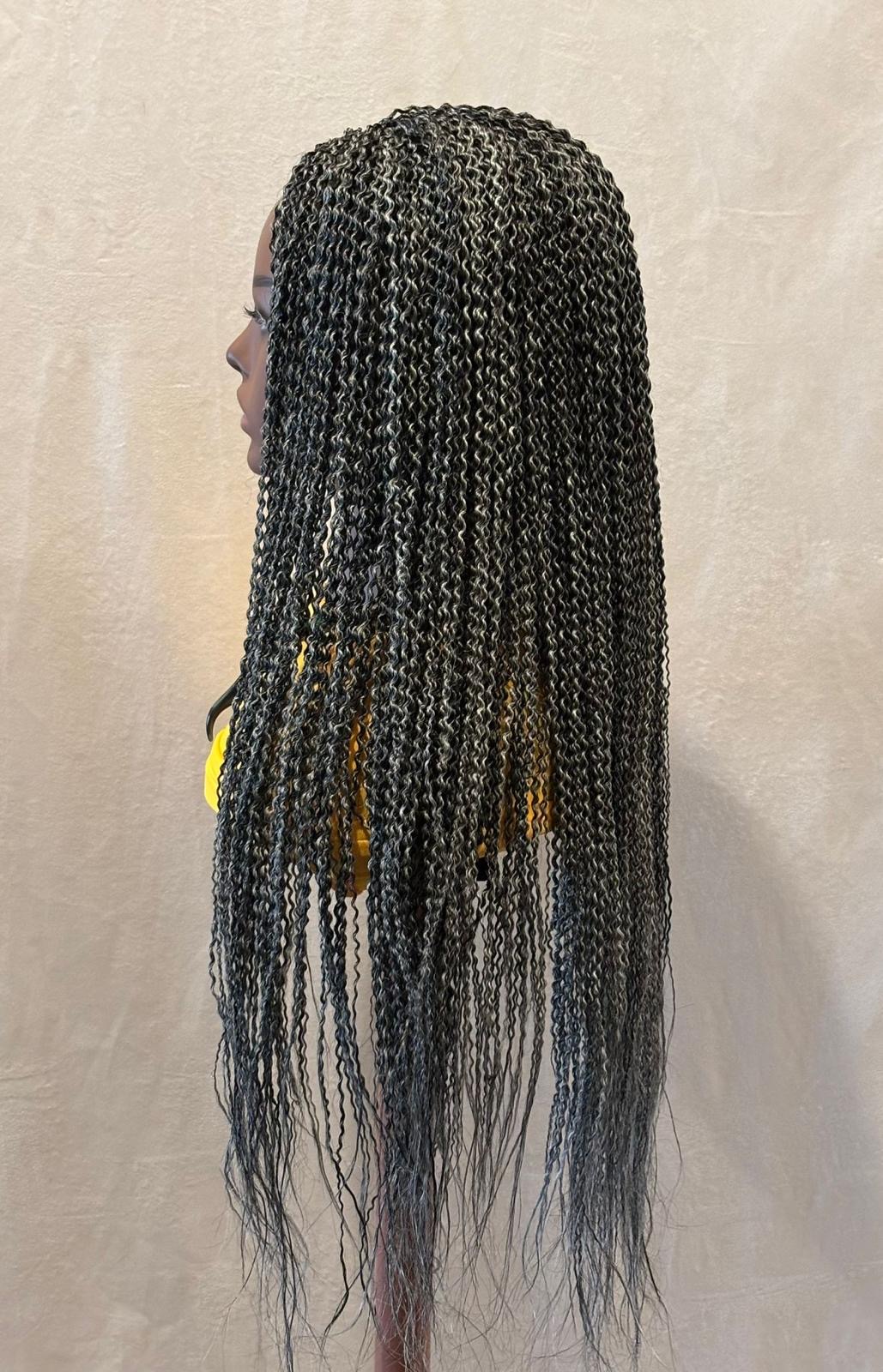 Grey Spaghetti Twists