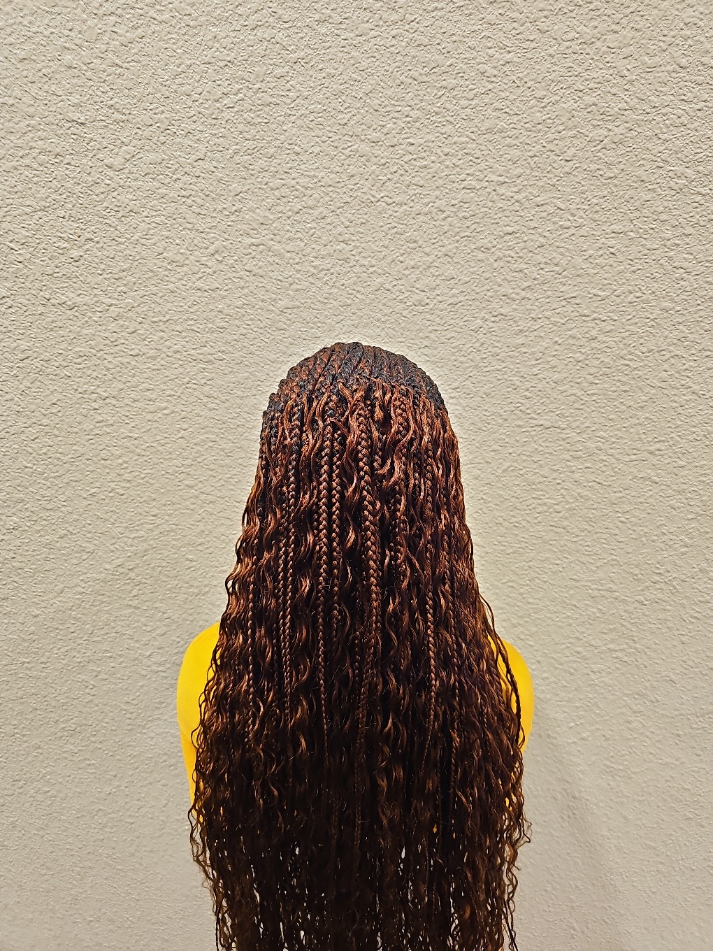 Brown Boho Fulani Braids