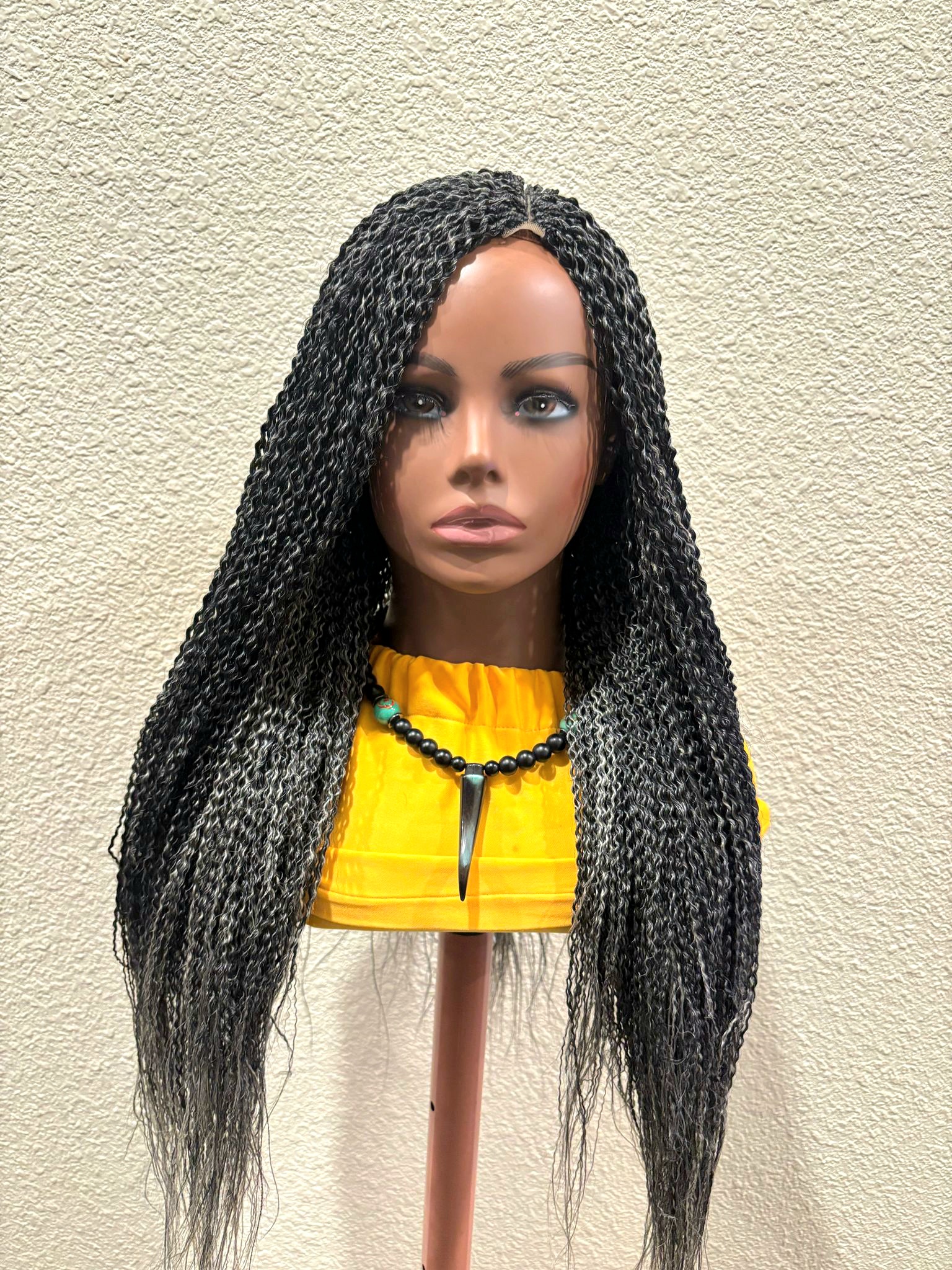 Spaghetti Twists Black & Grey