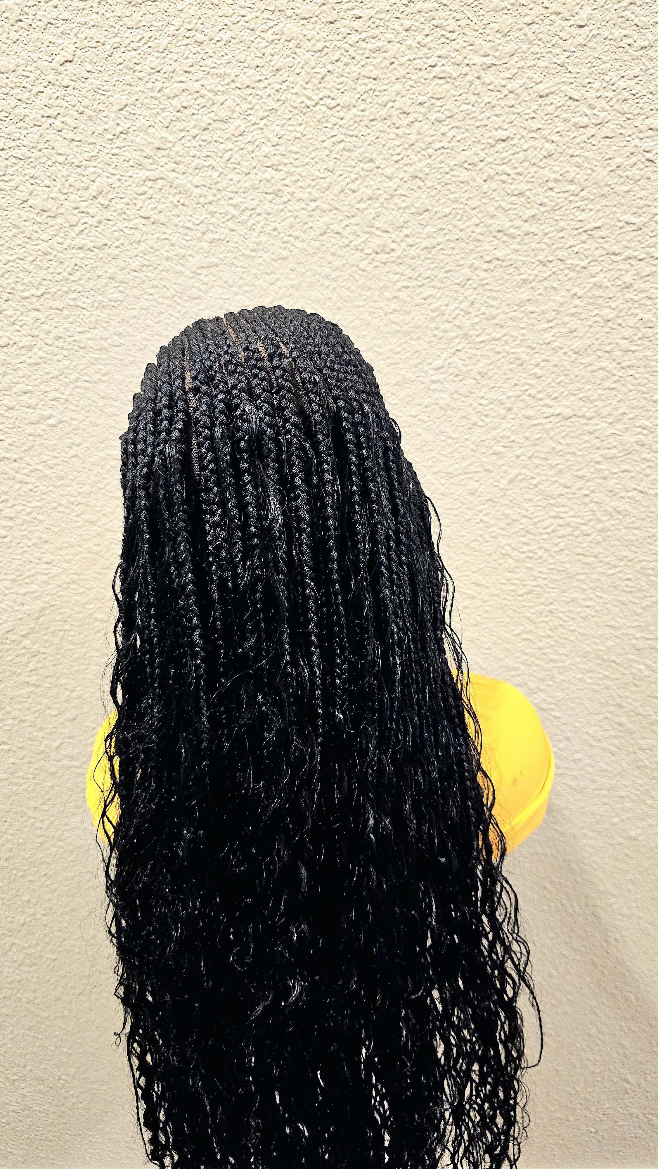 Cornrow Boho Braid Black
