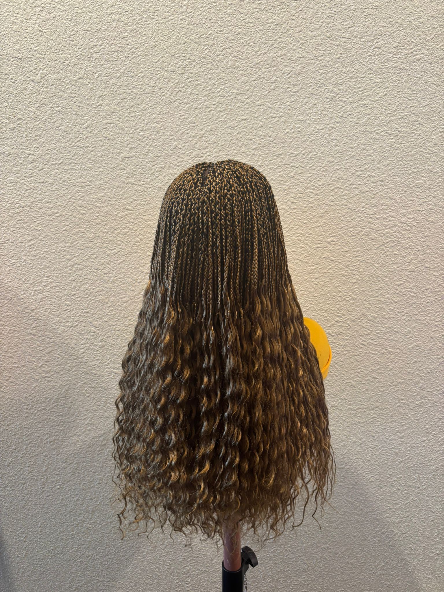 Gold Corn Row Curls