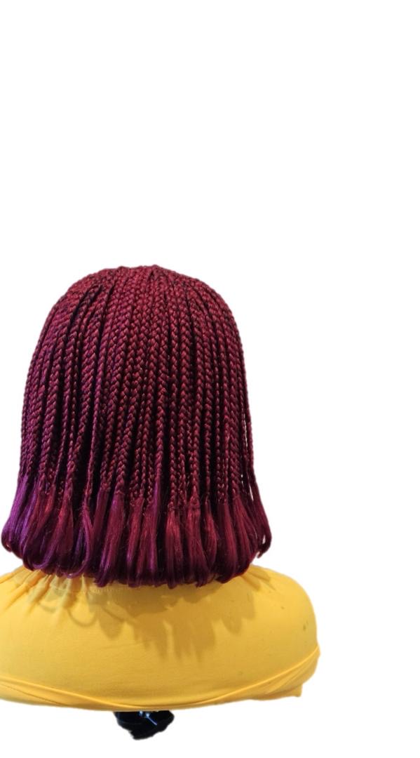 Burgundy Box Braids