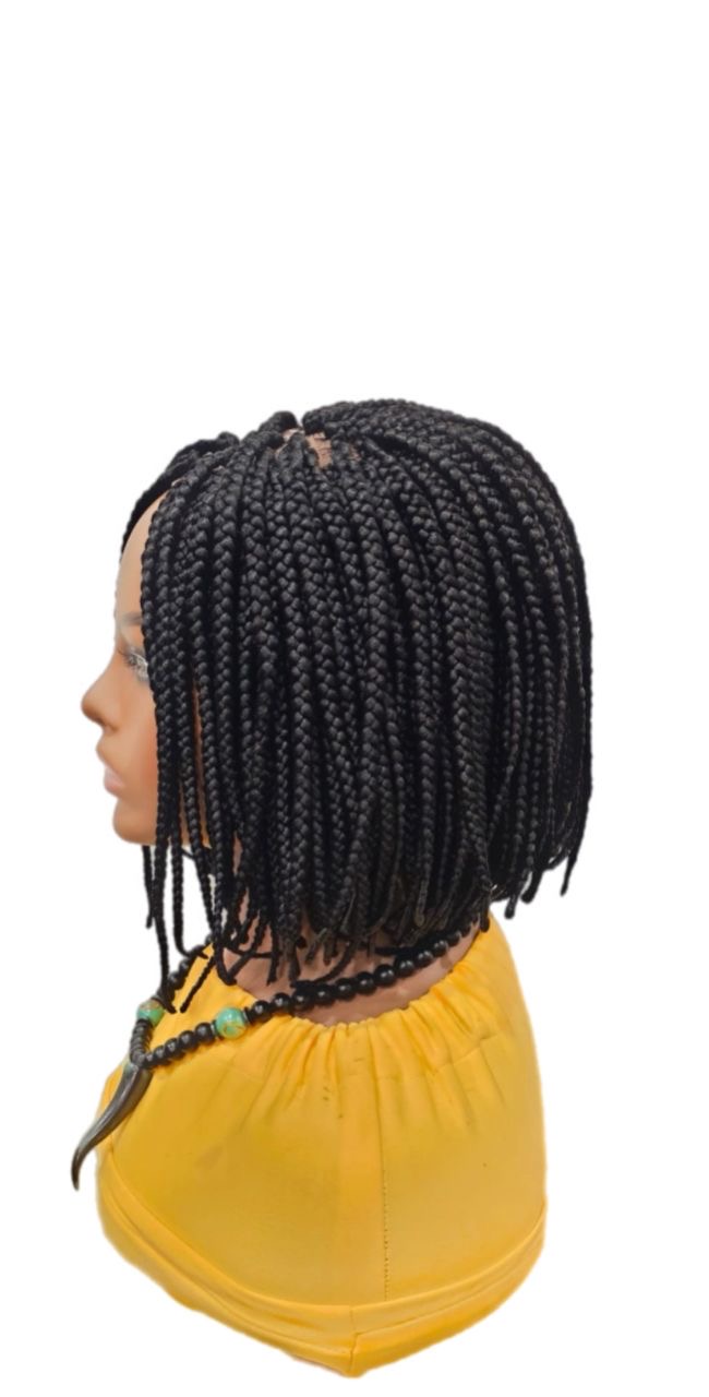 Jet Black Bob Braid