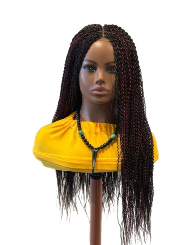 Black and Red Spaghetti Twist