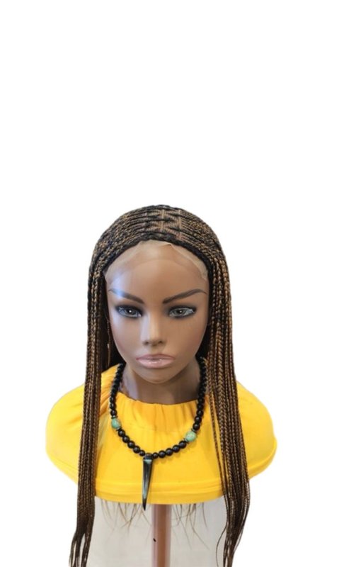 Color 27, warm honey blonde cornrows