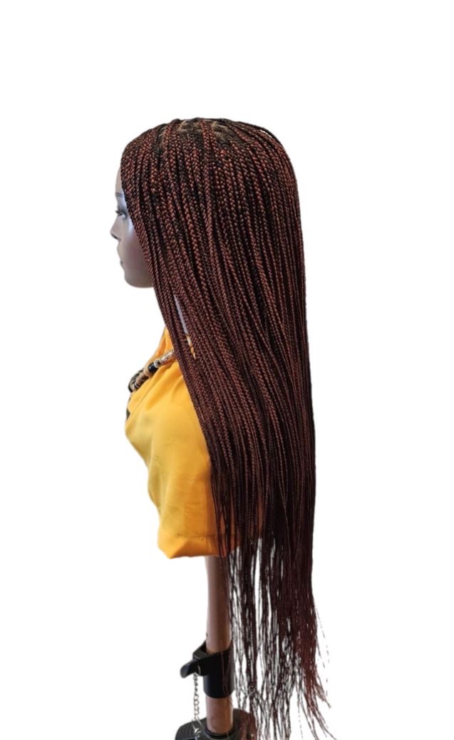 Copper Orange, knotless Braid
