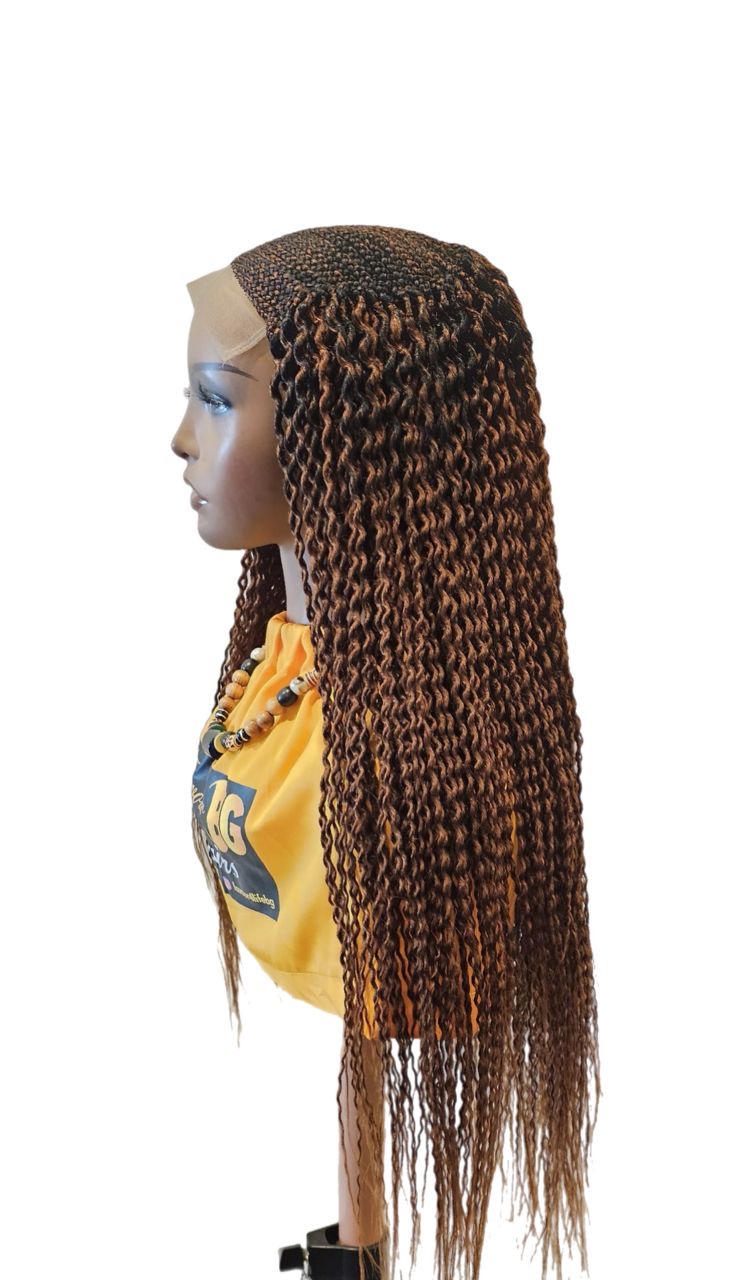 Brown, Ghana Weaving Watermelon Braid