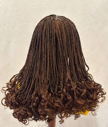 Medium Brown Knotless Braids