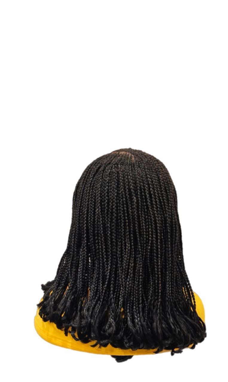 Color 1B, Jet Black Ghana weaving