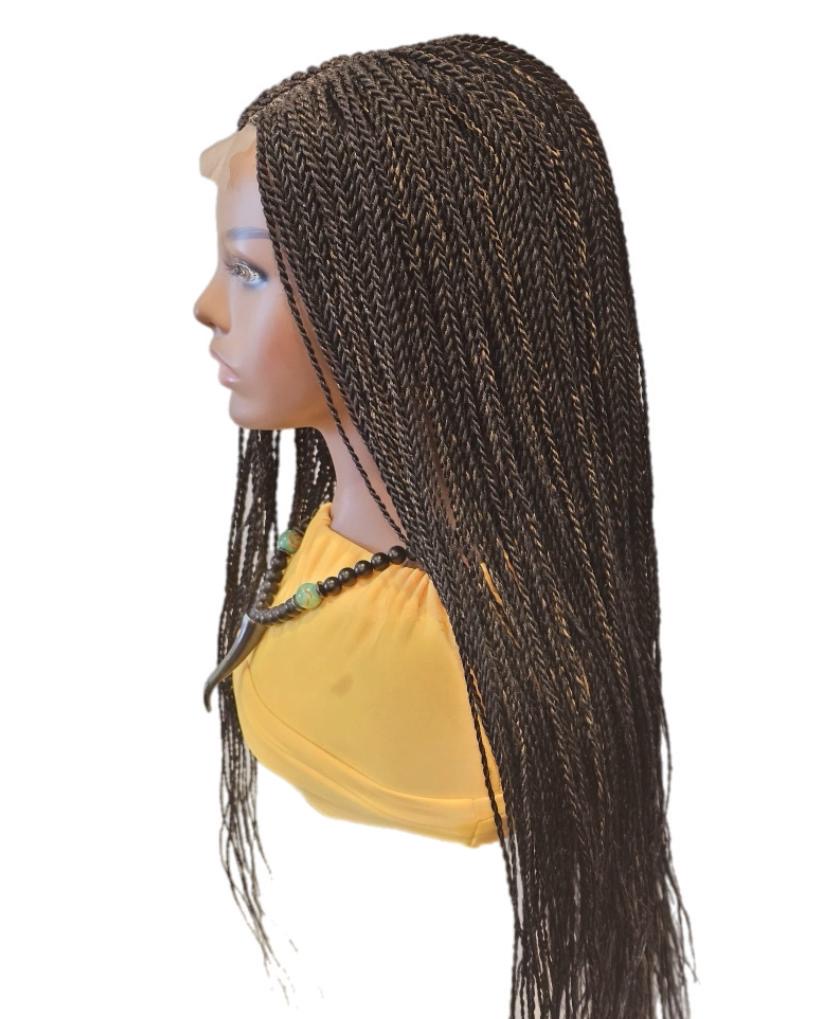 Black and Light Blonde Twist Braid