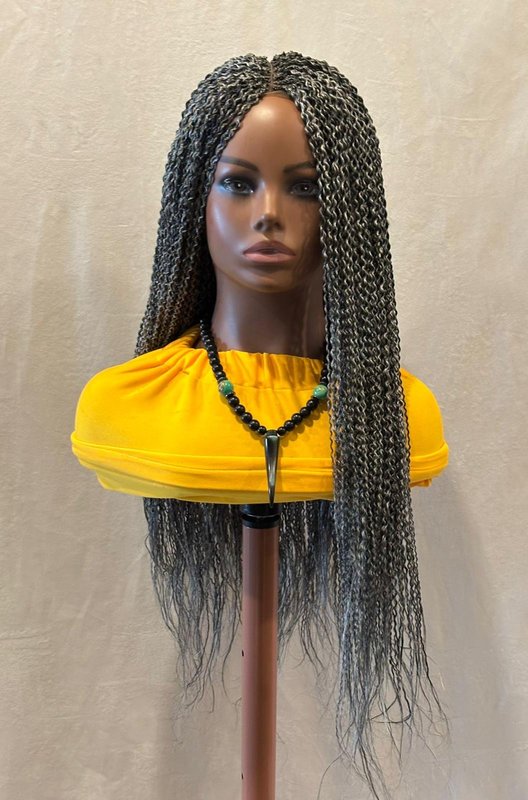 Grey Spaghetti Twists