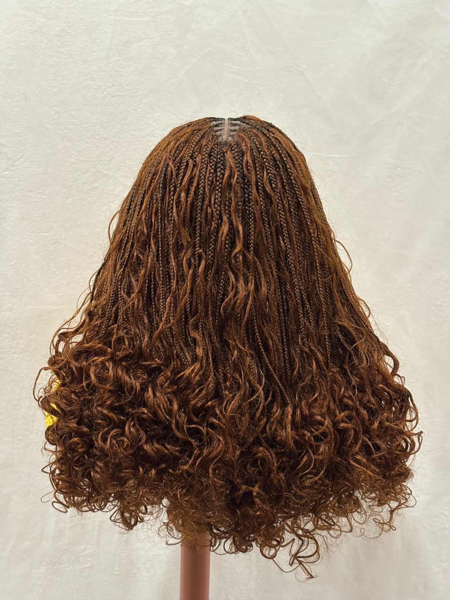 Brown Boho Braided Bob