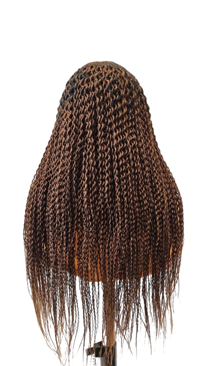 Brown Ghana Weaving Watermelon Braid