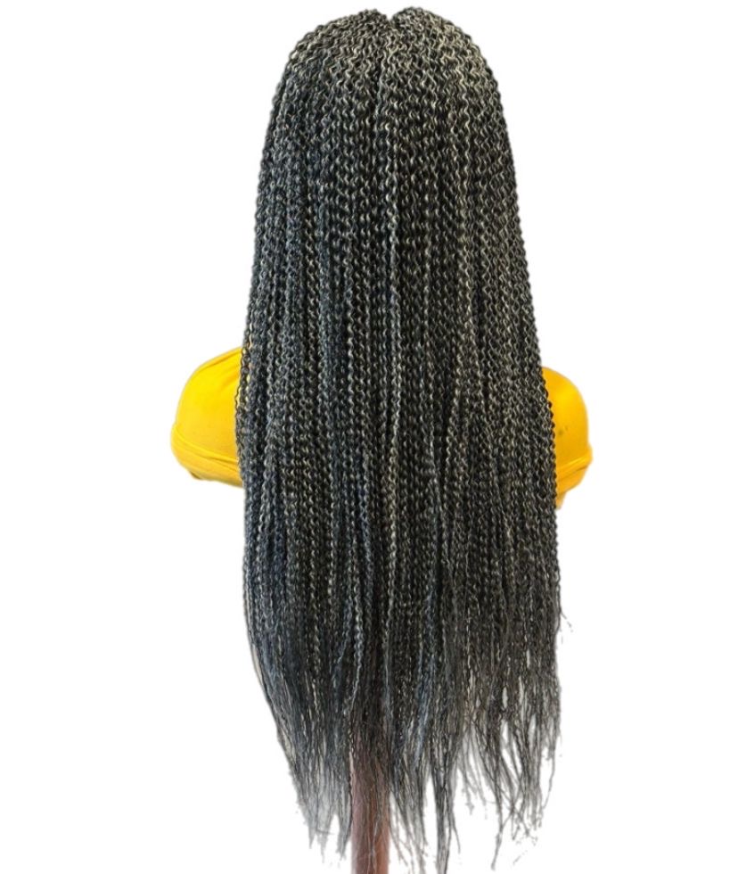 Grey Spaghetti Twists