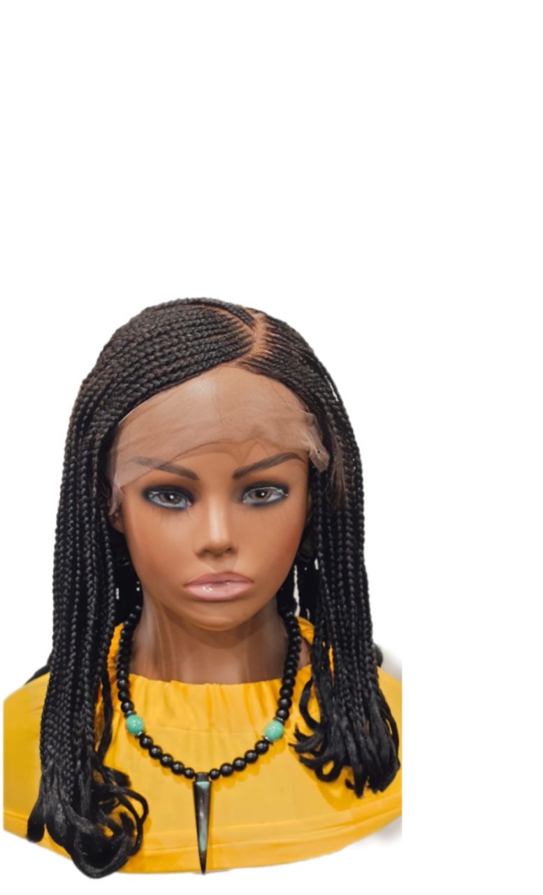 Color 1B, Jet Black Ghana weaving