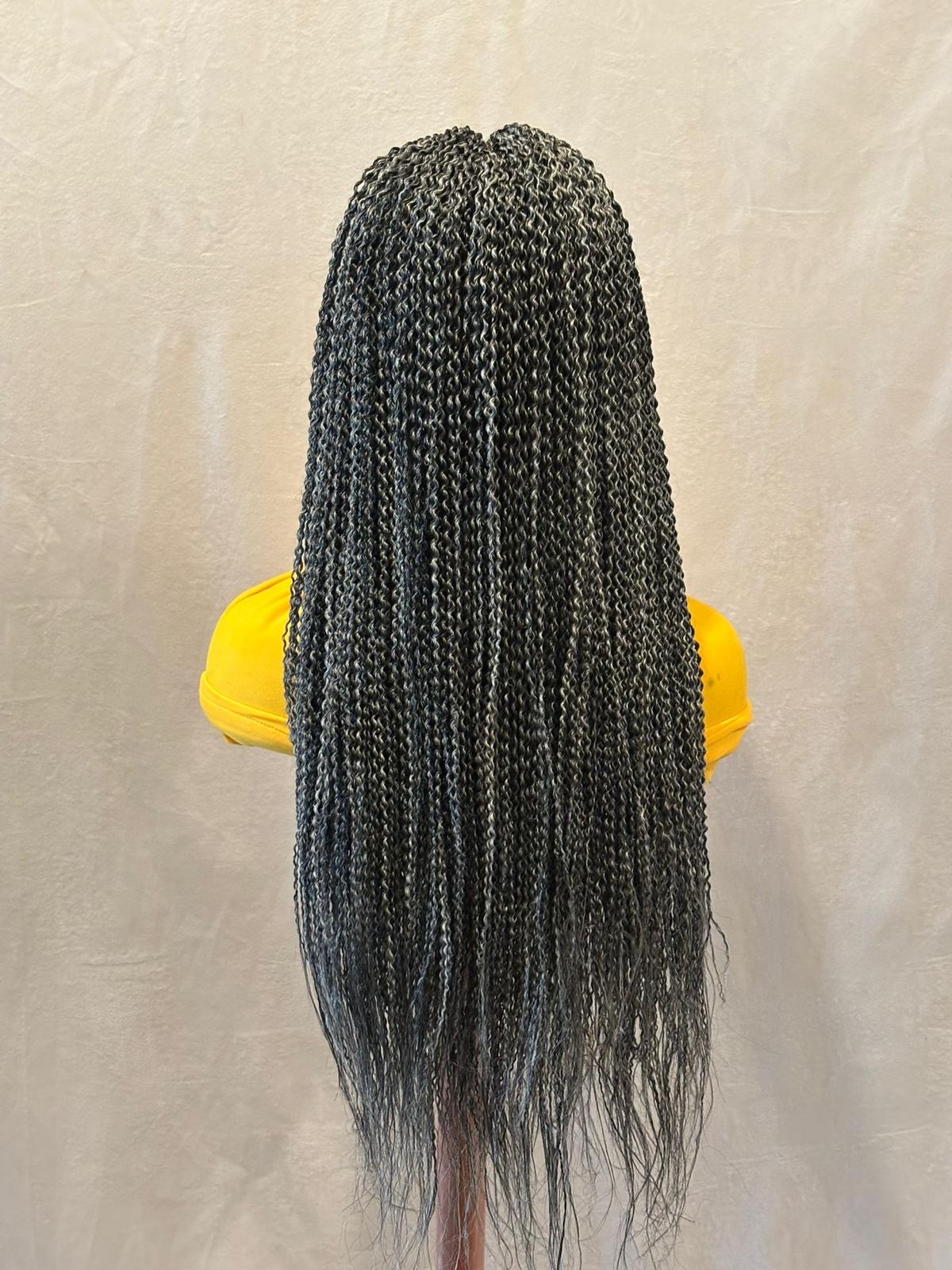 Grey Spaghetti Twists