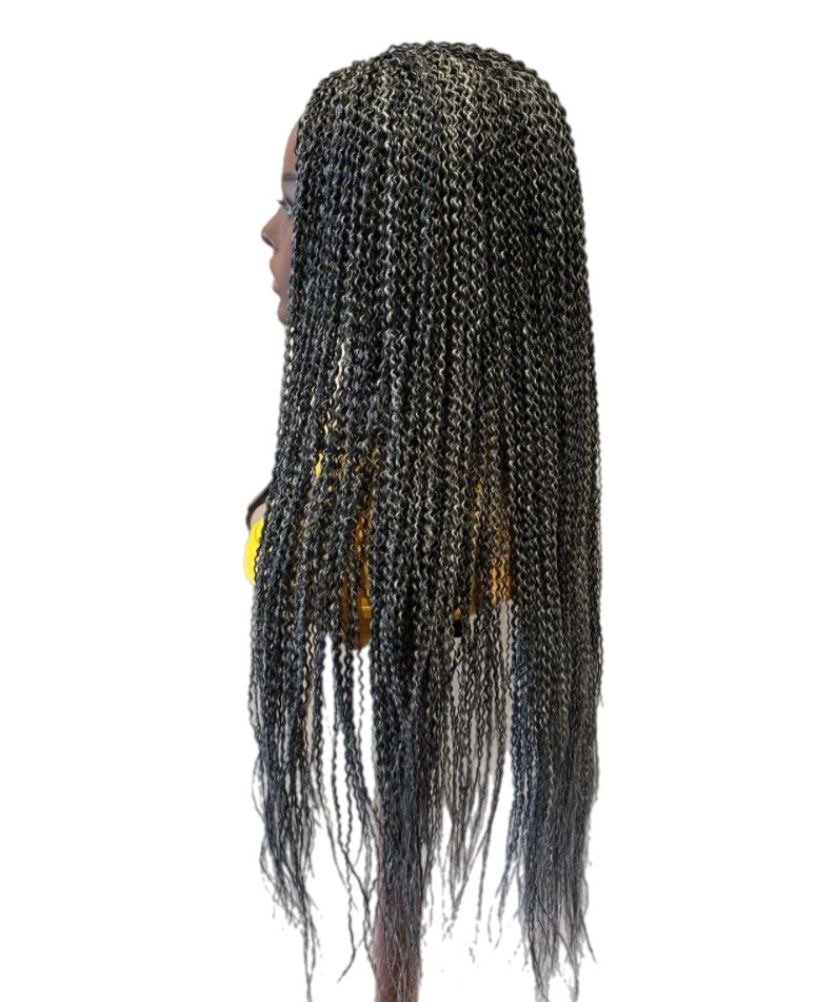 Grey Spaghetti Twists