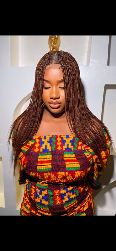 Brown Ghana Weaving Braids