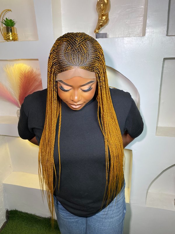 Blonde Ghana weaving Braid