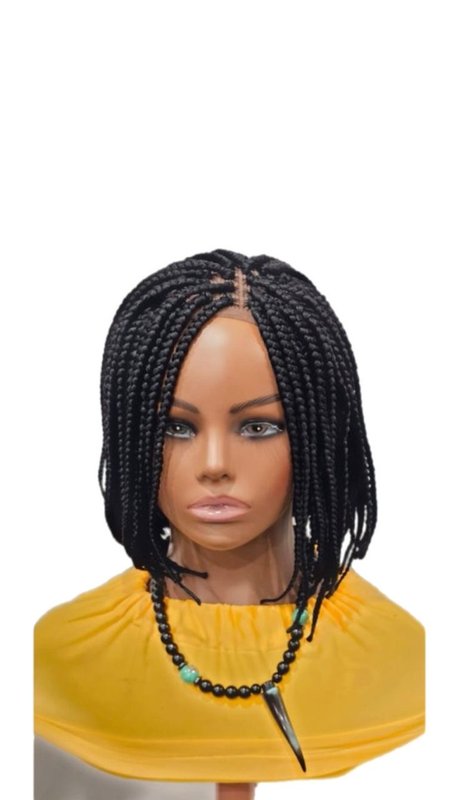 Jet Black Bob Braid