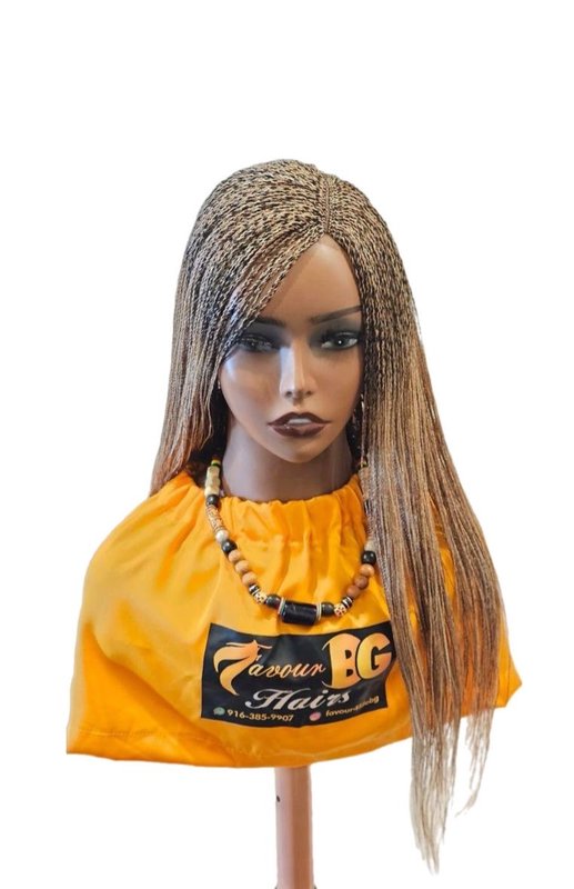 Warm Honey Blonde, Tiny Braid
