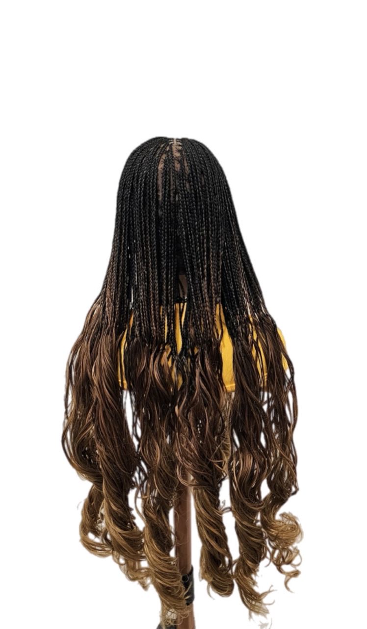 Color B29, French curly braid