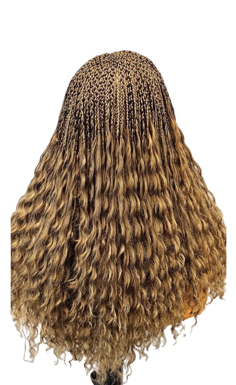 Blonde Wavy Curls