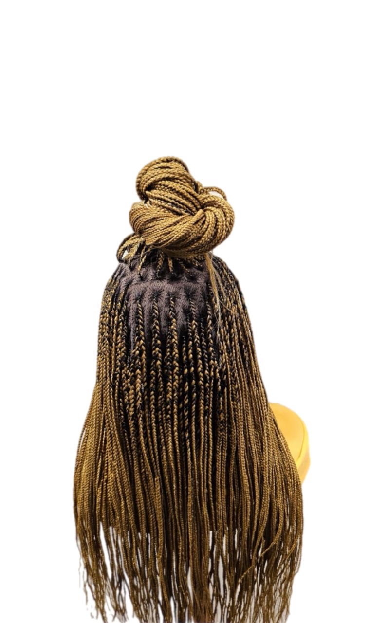Color 144 Golden Blonde Knotless Braid