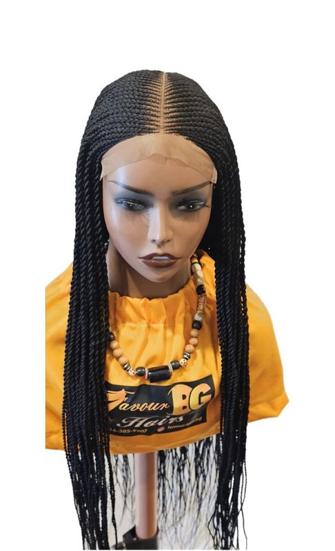 Jet Black Ghana weaving Twist