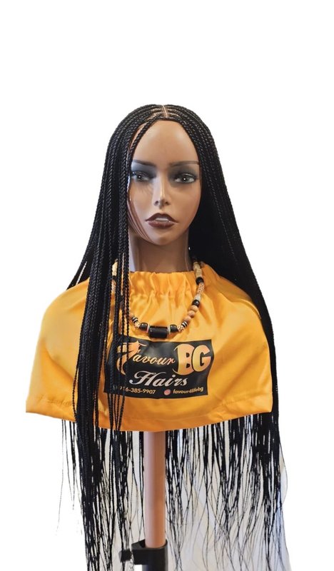 Black Knotless Braid