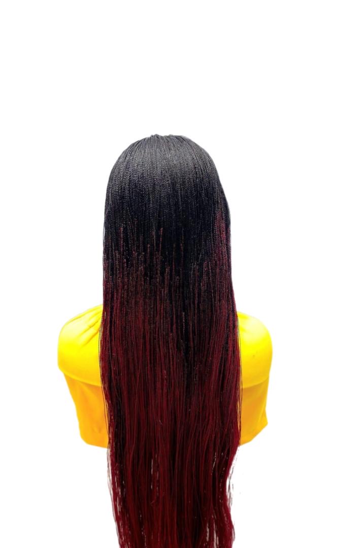 Black and Burgundy Nano Twist